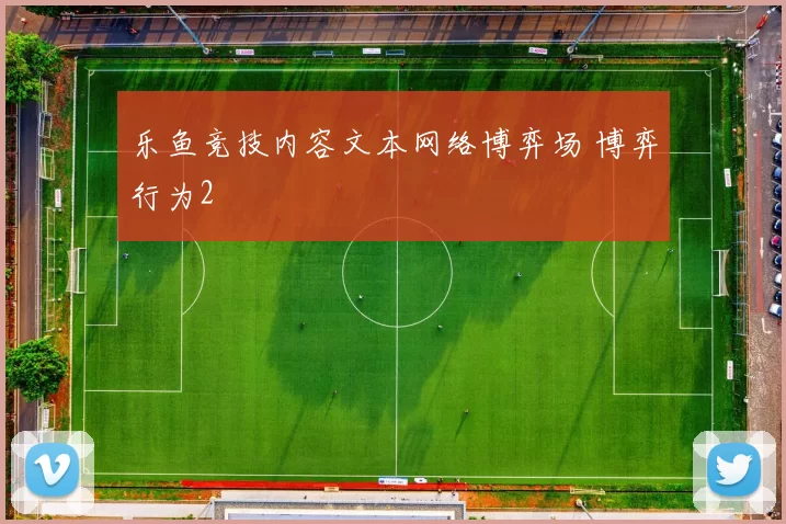 乐鱼竞技内容文本网络博弈场 博弈行为2